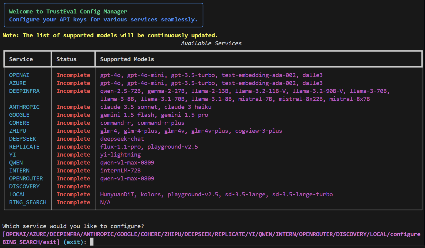 API Configuration